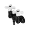 Kingston Brass AE39T0 3-3/8 Inch Wall Mount Tub Faucet, Matte Black AE39T0 - alternate 1